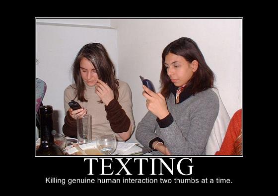 Texting - when is the conversation going to stop?
